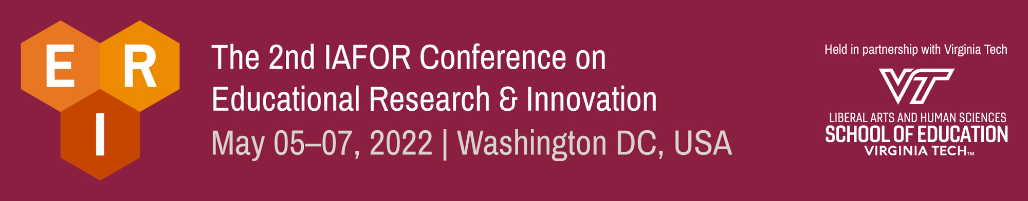 The IAFOR Conference on Educational Research & Innovation (ERI2022) Logo